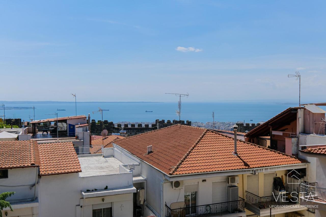 Skyline In Ano Poli, Vesta Philoxenia * Thessaloniki