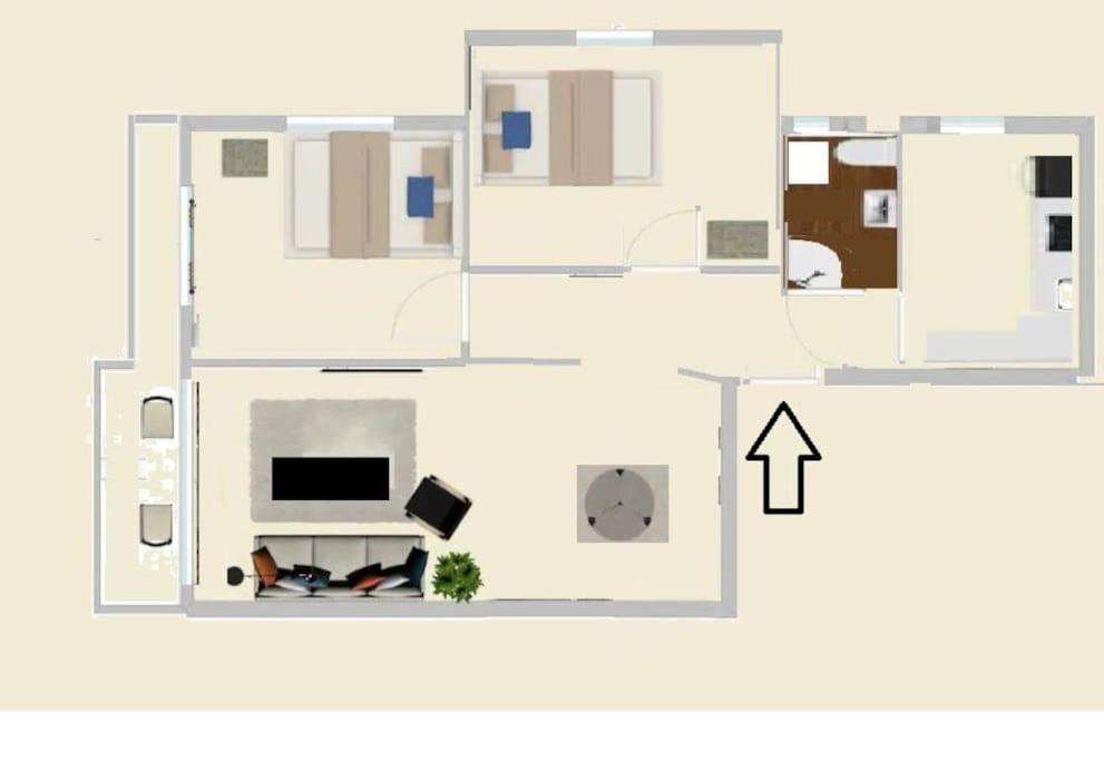 Traveler 85m2 Private Parking Next To Center