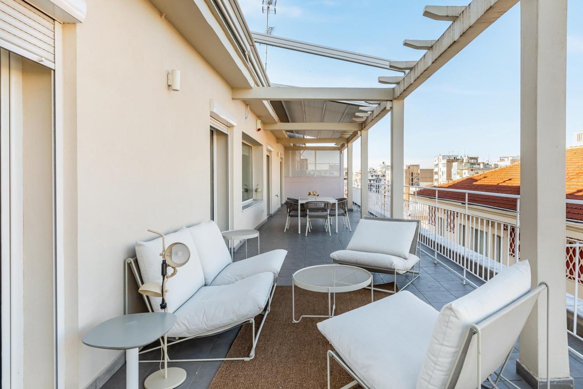 Apartment Apollo, Luxe Aristotelous Penthouse, View Thessaloniki