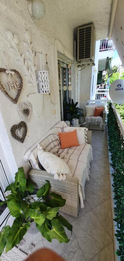 Sea View Across The Golden Bay Beach, Cosy Sunny, Spacious In Aretsou Kalamaria * Tessalónica