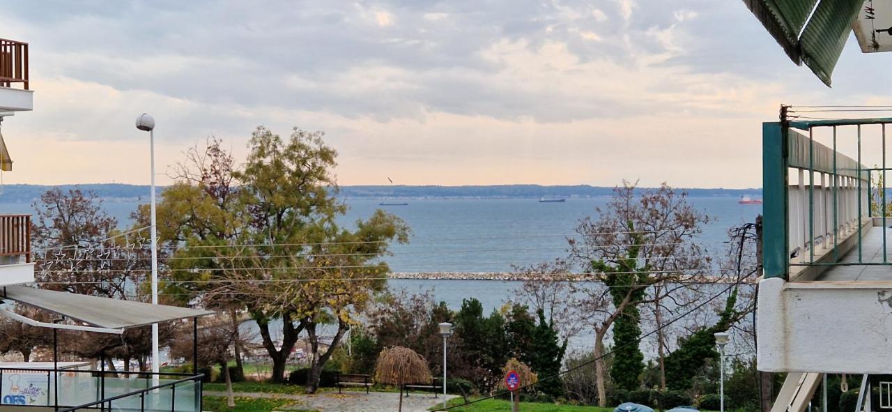 Sea View Across The Golden Bay Beach, Cosy Sunny, Spacious In Aretsou Kalamaria Tessalónica