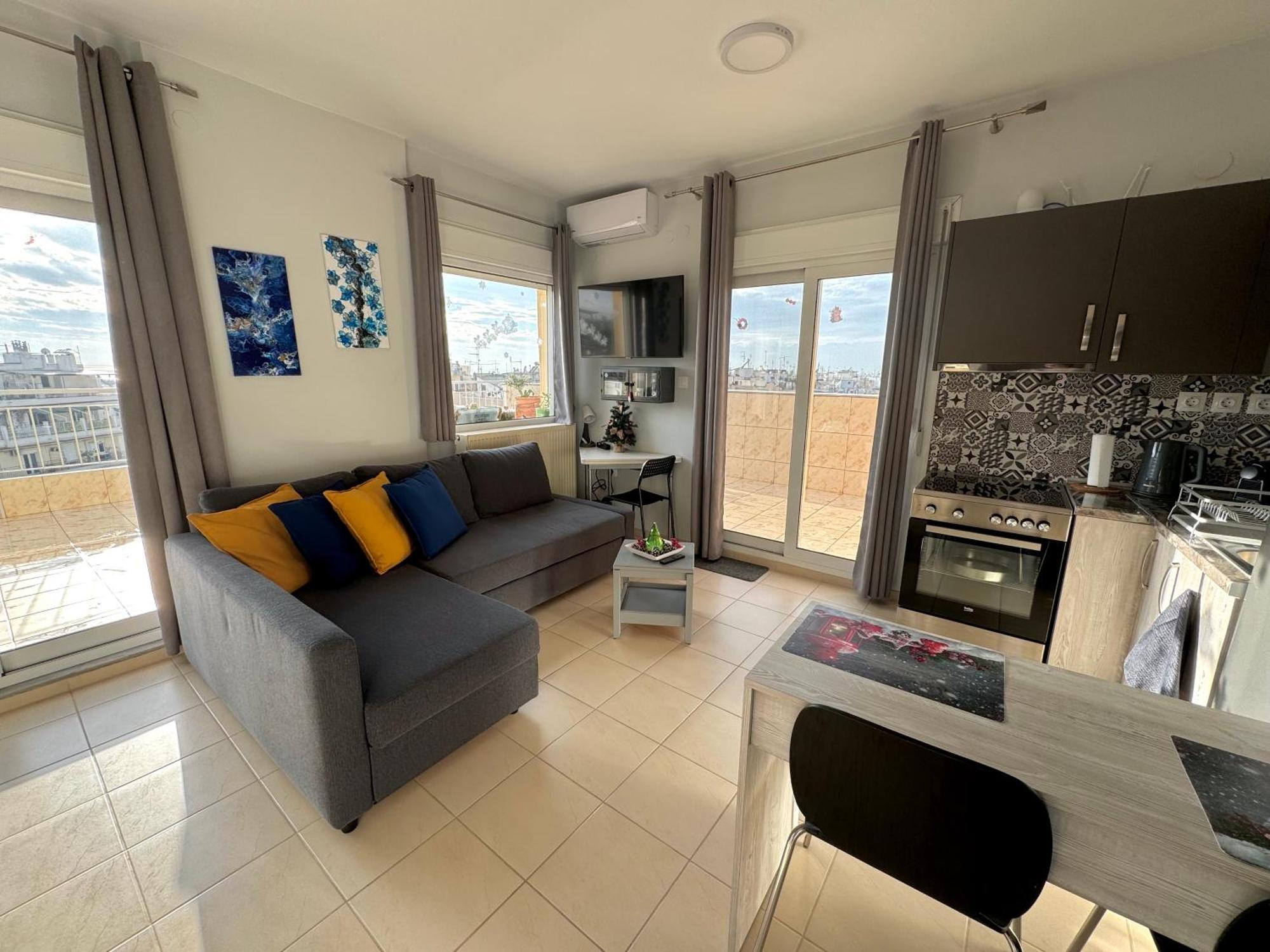 Horizon /downtown Penthouse W/ Massive Terrace Apartment Thessaloniki