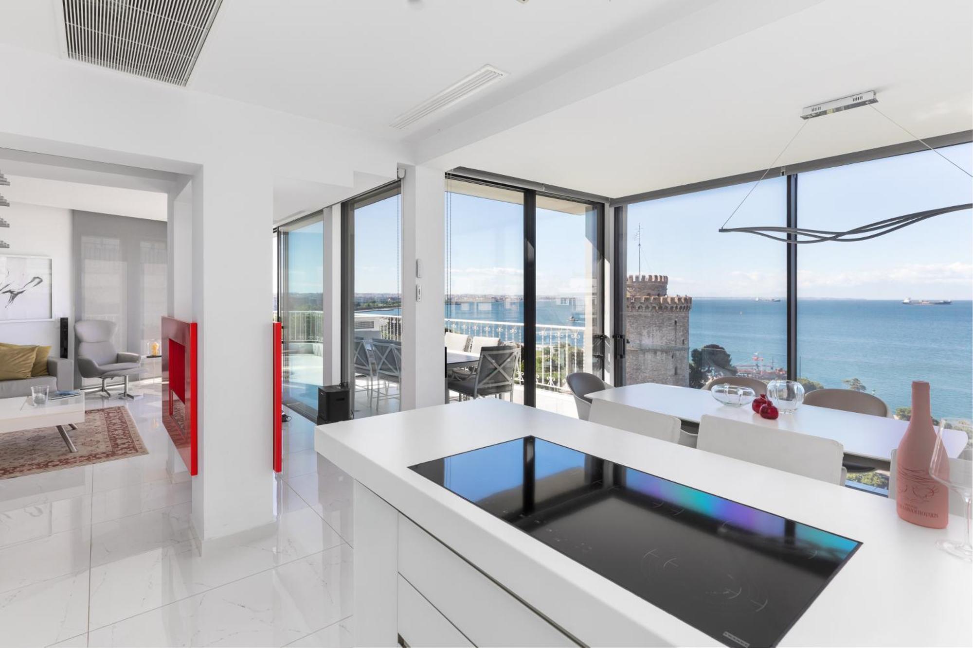 Aria, Lux Seafront Apt With White Tower View Thessaloniki