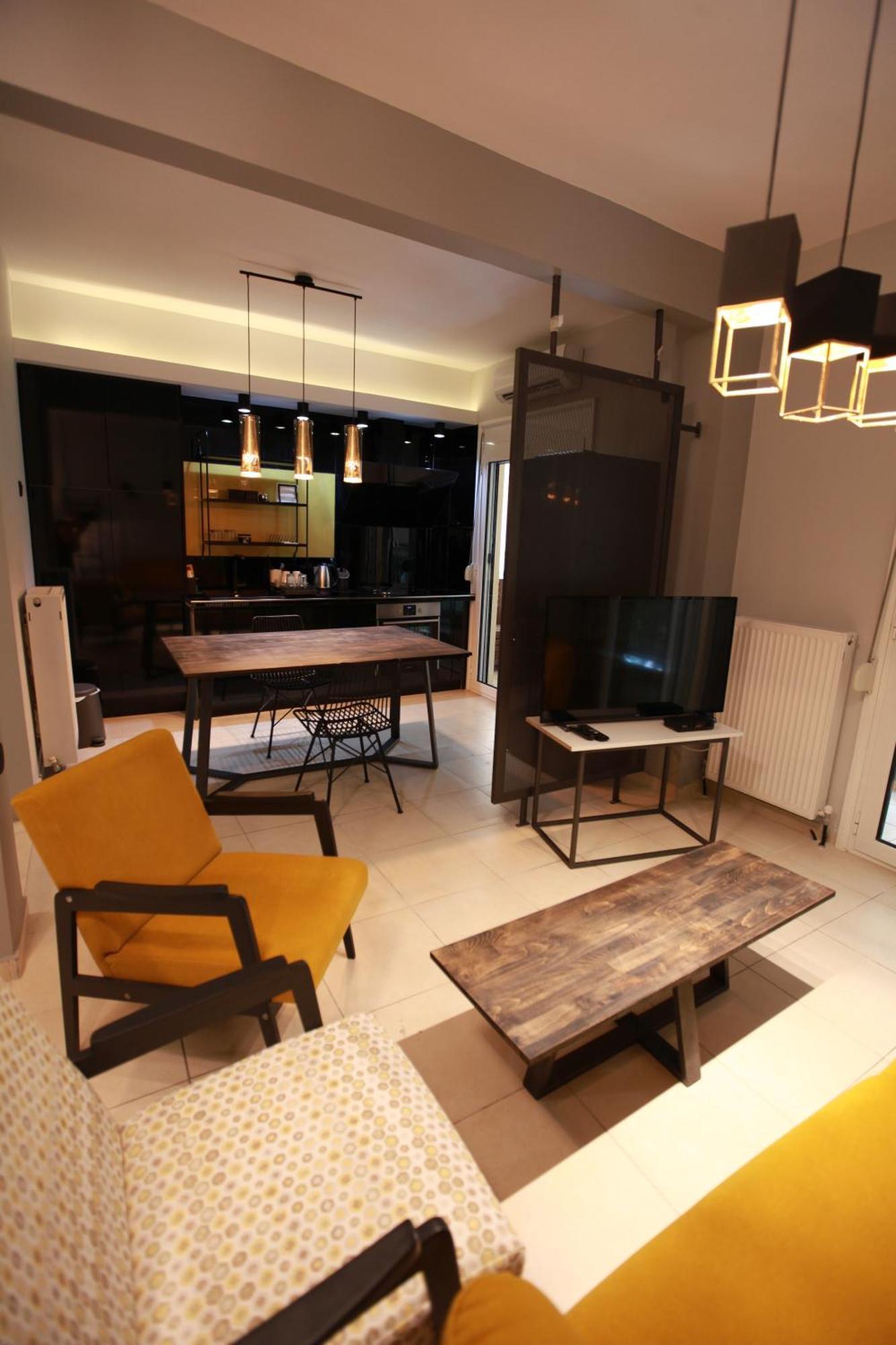 Yellow Black Magic Apartment