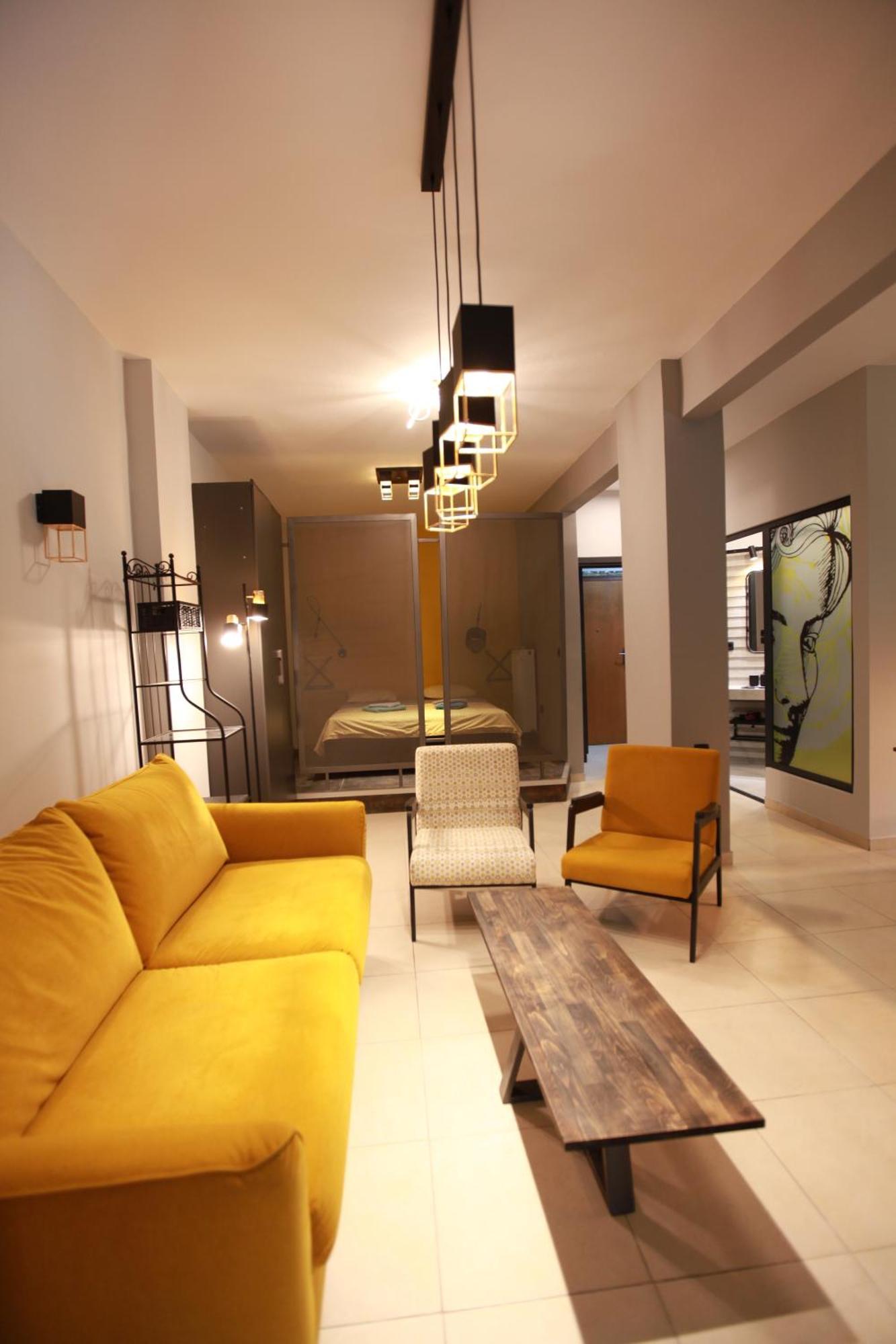 Apartment Yellow Black Magic