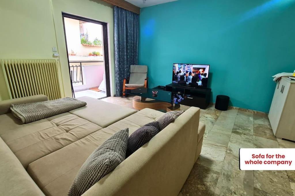 Alexandros-family Friendly-free Private Parking Apartment