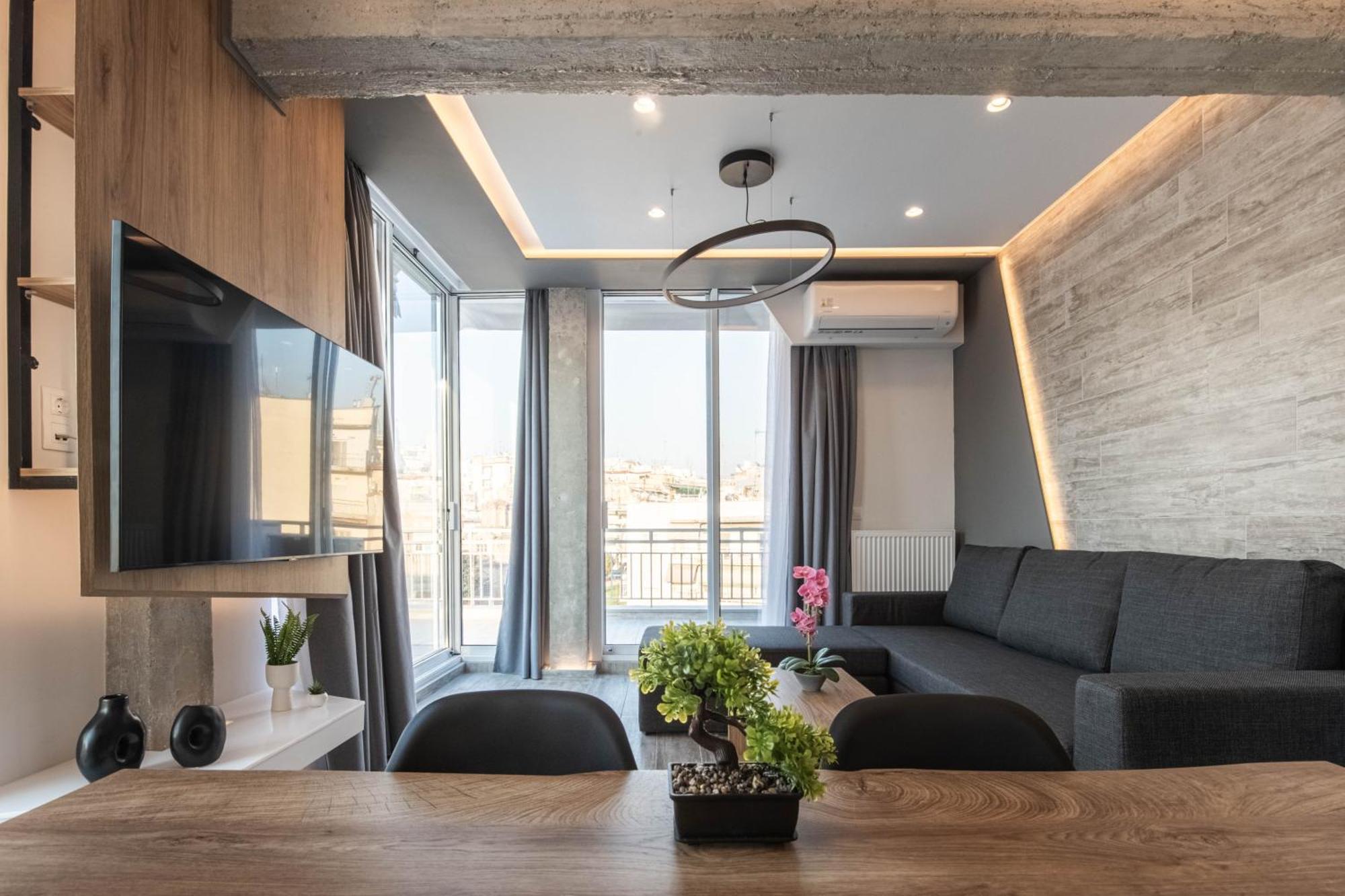 Apartamento Skia Luxury Living Above The Walls Tessalónica