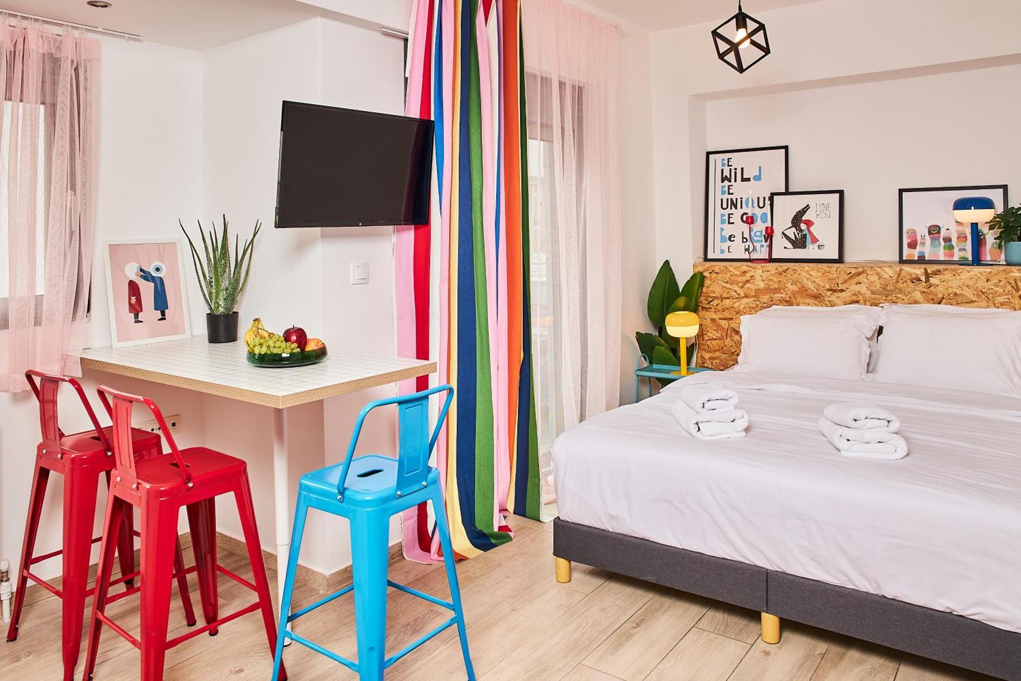 Daire Superstudio Pop Art With Free Parking Space By Binobi! *