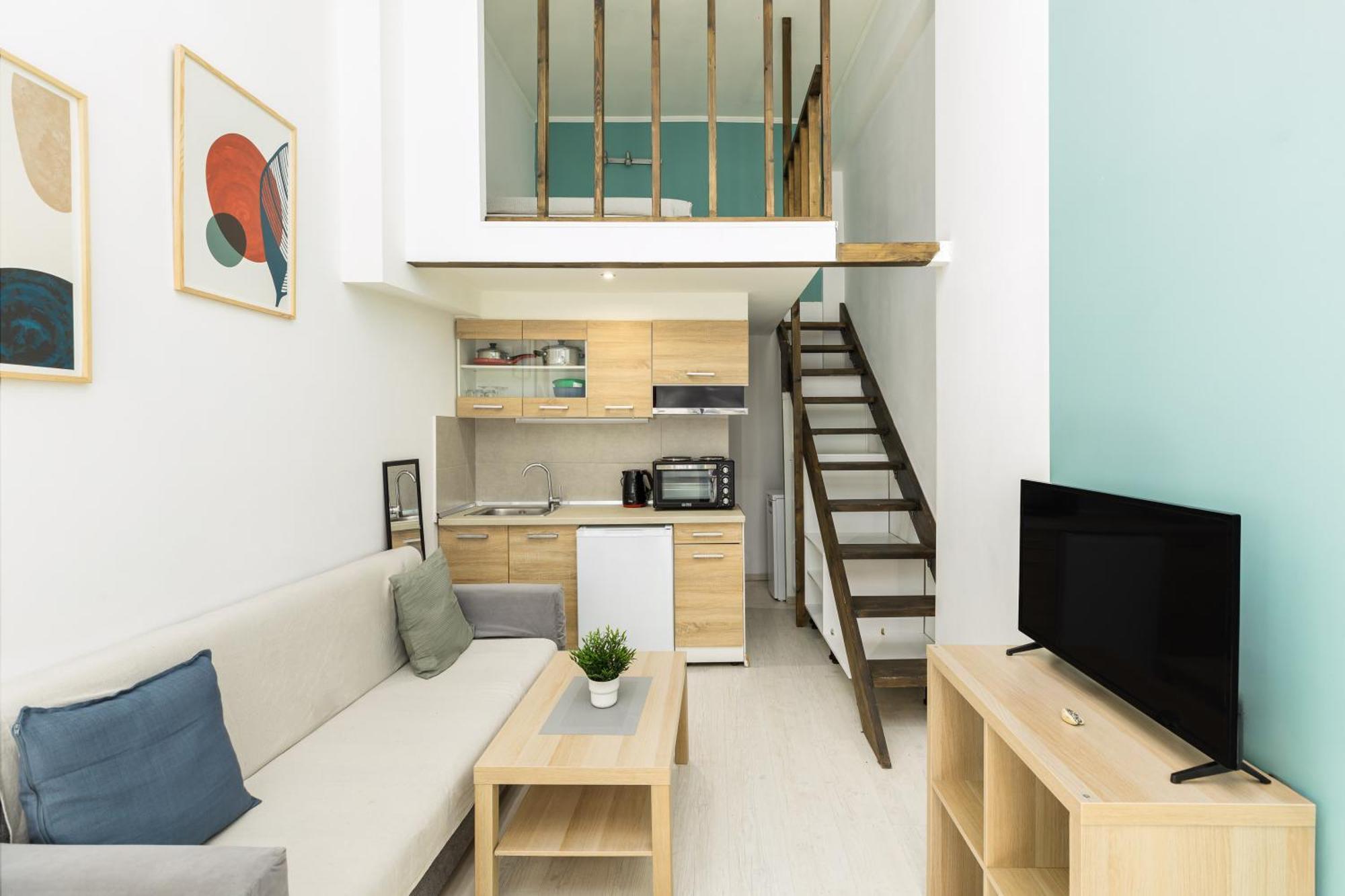 Apartamento Stylish Loft In Center 1 Tessalónica