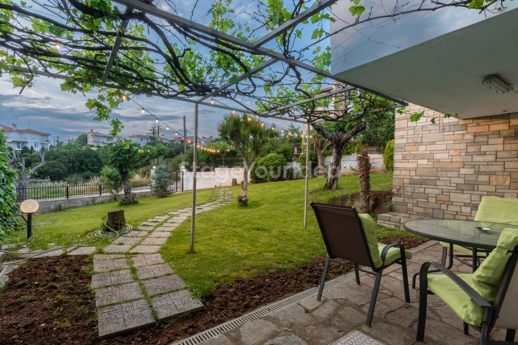 Apartment Traditional With Garden, Also For Gatherings ,15 Minutes From Airport Thessaloniki