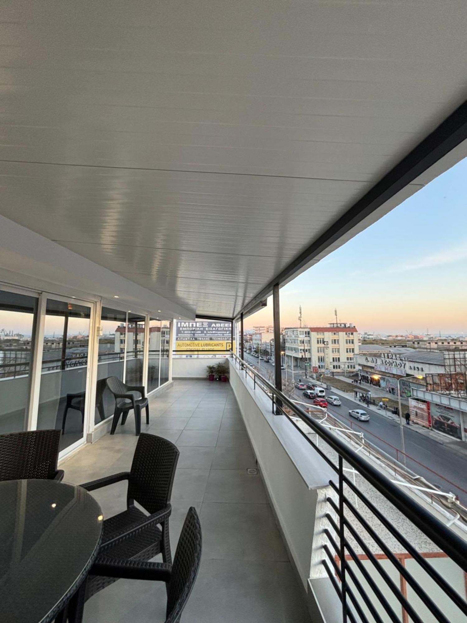 η βεράντα Appartement Thessaloniki
